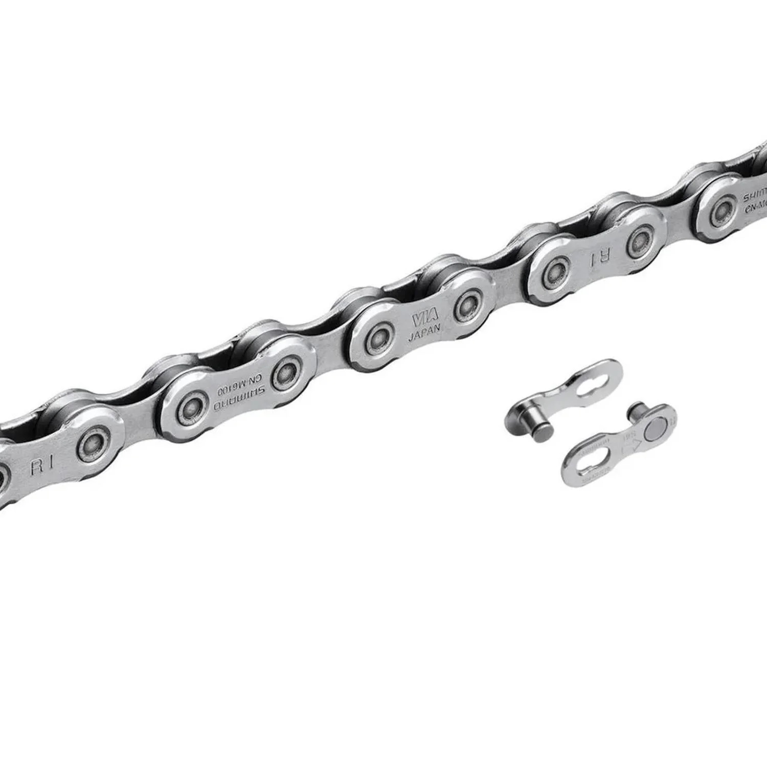 Cadena p/Bicicleta Shimano 12 velocidades plateada CN-M6100