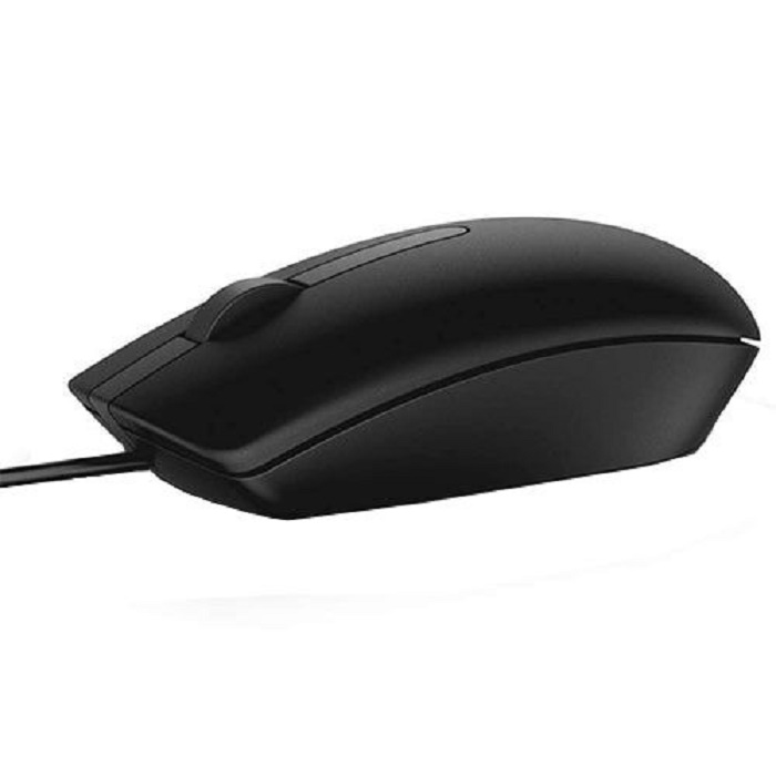 Mouse DELL Optico Alambrico Negro (MS116)