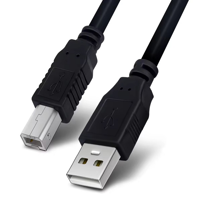 Cable USB A-B 1.8mts Negro Manhattan (342650)