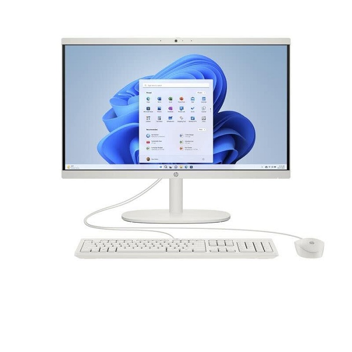 Comp. HP AIO 21.5"/ CEL/ 8gb/ 128ssd/ W11H teclado y mouse