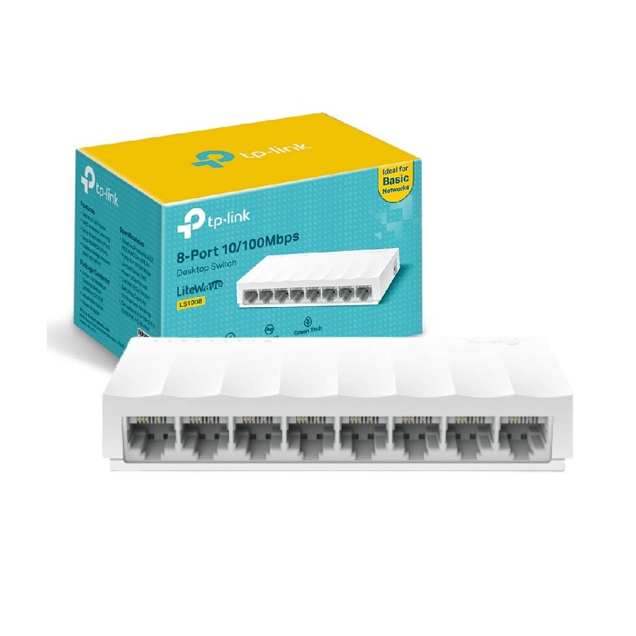 Switch Tp-Link LS1008 8 Puertos RJ45 10/100 Mbps Green Ethernet