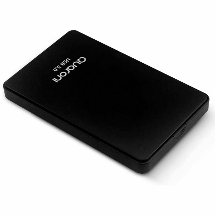 Gabinete Externo Quaroni QE02 USB 3.0 para Disco Duro y SSD 2.5 SATA