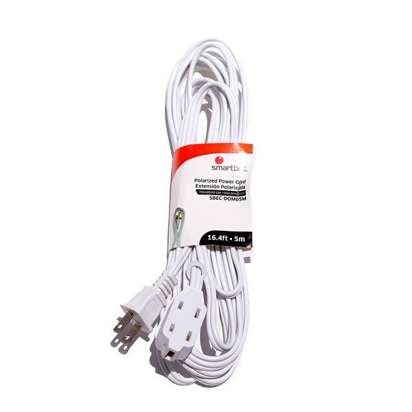 Extensión Eléctrica Smartbitt SBEC-DOM05M Cable 5 Metros 4 Tomas 10A