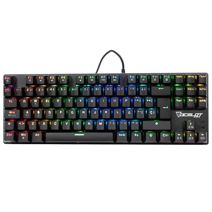 Teclado Mecánico Ocelot OK-TKL2 RGB Tenkeyless USB