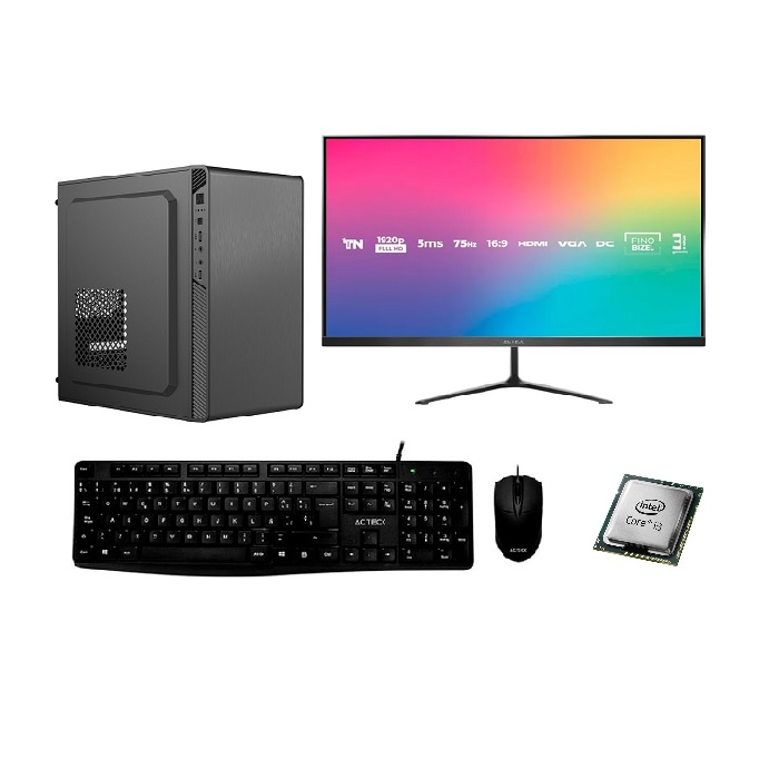Computadora De Escritorio Intel Core i5 3.3GHz SSD 512GB RAM 16GB Monitor 27"