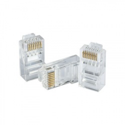 Conector Modular Dahua RJ45 Cat 5e FTP Blindado 1 Gbps