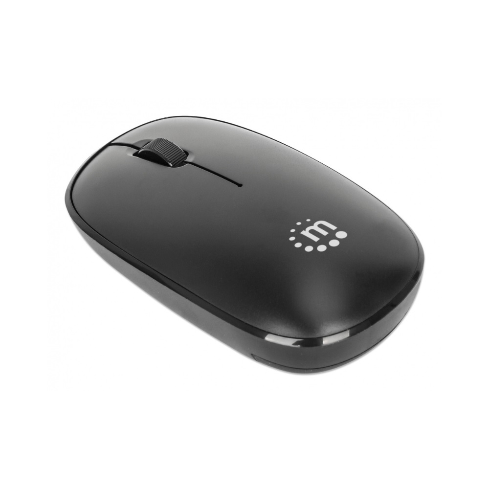 Mouse Inalámbrico Manhattan 190312 USB Nano Receptor 1200dpi Negro
